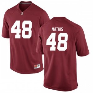 Youth Alabama Crimson Tide #48 Phidarian Mathis Crimson Replica NCAA College Football Jersey 2403EQAD6